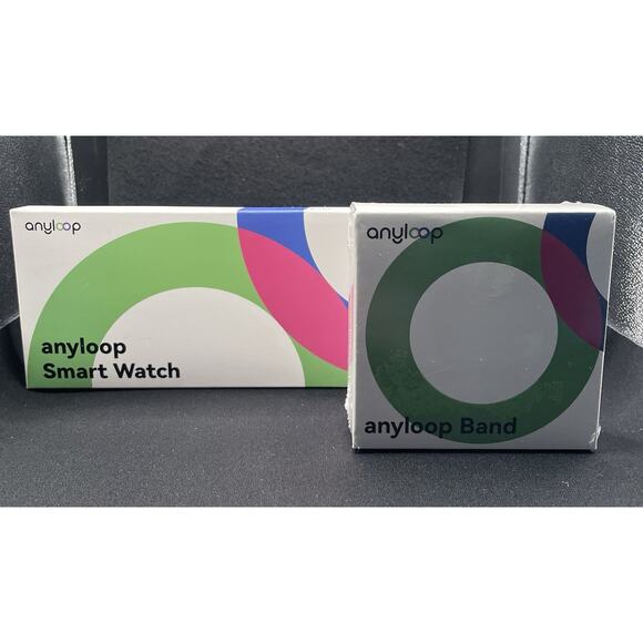 anyloop Smart Watch Model V3SA 2.02” Display and Extra Band. New in Boxes.